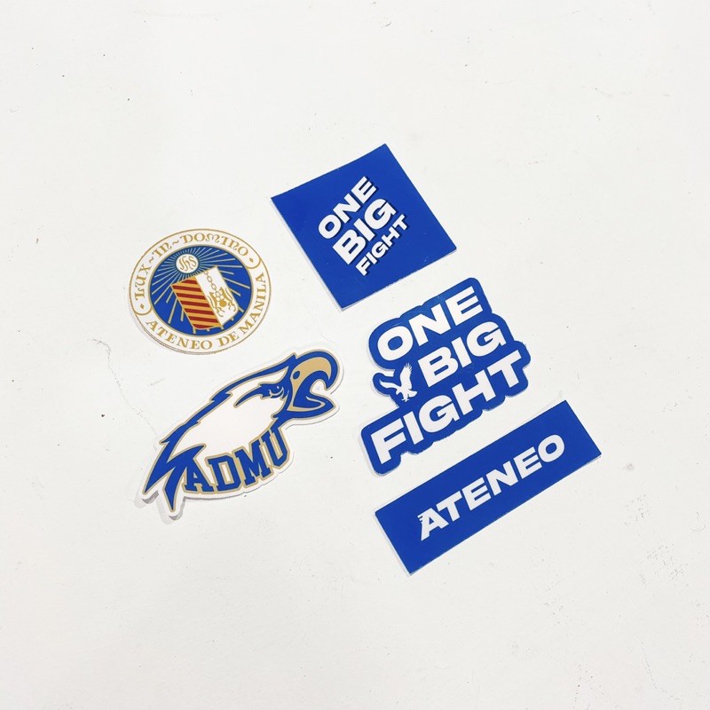 Brand new custom waterproof Ateneo sticker pack ADMU Shopee Philippines
