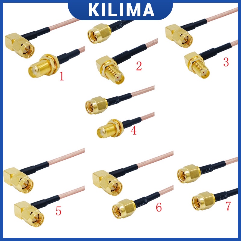 Cable SMA Male Plug to SMA Male Straight Connector Cable RG316 RF ...