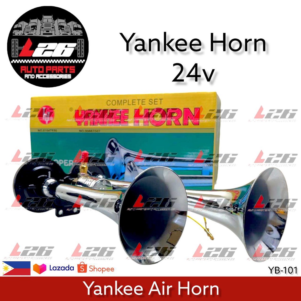 Yankee Air Horn- Yankee YB-101 24v Truck Blast Horn Loud