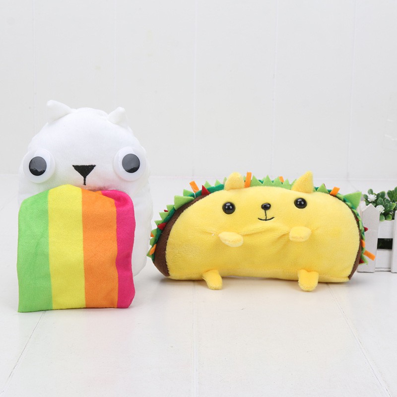 Exploding Kittens Rainbow Ralphing Cat Taco stuffed toy | Shopee ...