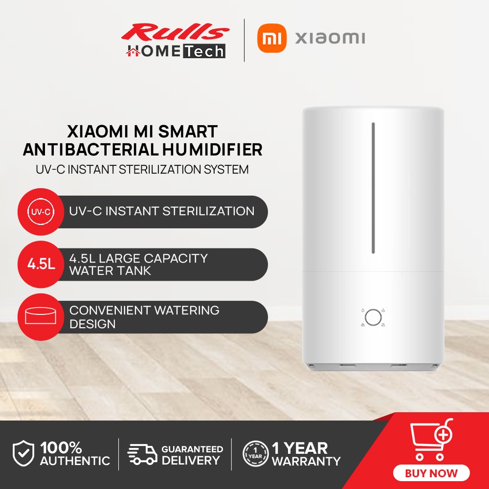 Xiaomi Mi Smart Antibacterial Humidifier | UV-C Instant Sterilization ...
