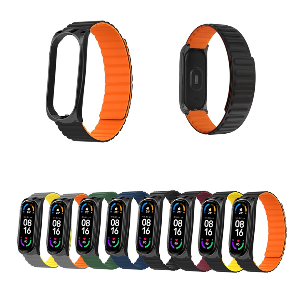 2x For Xiaomi Mi Band 5/6 Mi 5/6 Replacement Silicone Watch Band