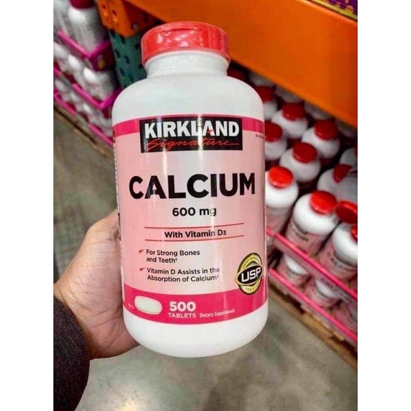 Kirkland calcium 600 mg with vitamin D3 400iu tablet Multivites d bone