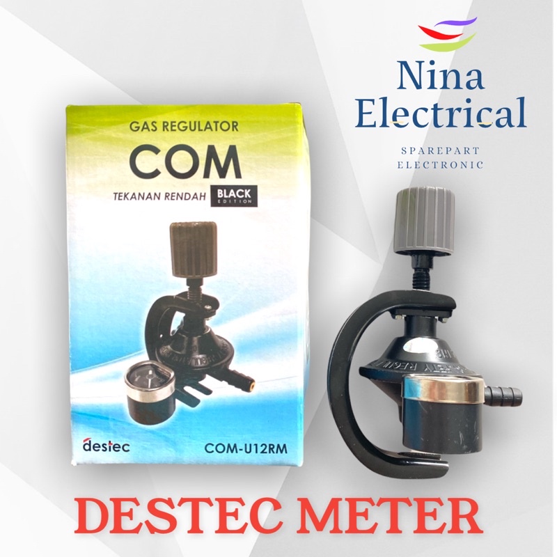 DESTEC METER REGULATOR/NON METER COM-U12R BLACK EDITION | Shopee ...