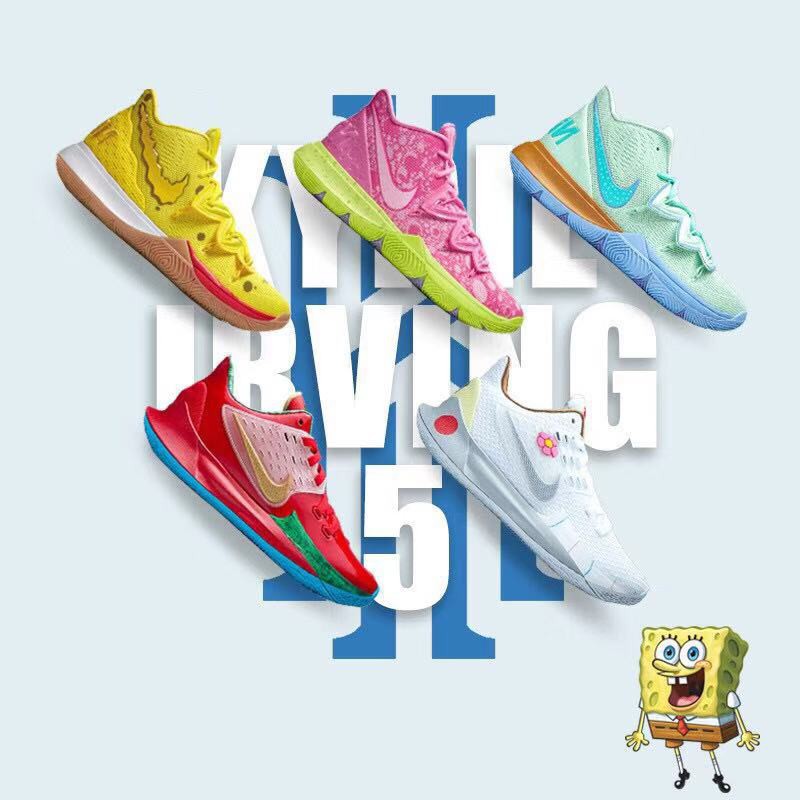 100 original Nike Kyrie Irving 5 x Spongebob Patrick Star Squidward basketball shoes Shopee Philippines