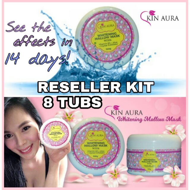 Reseller Kit Skin Aura Whitening Mallow Mask Shopee Philippines