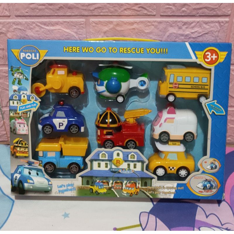 Robocar poli -moving toy car 8pcs | Shopee Philippines