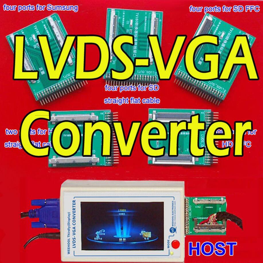 TV160 Generation Of LVDS Turn VGA Converter With The Display LCD/LED TV Motherboard Tester