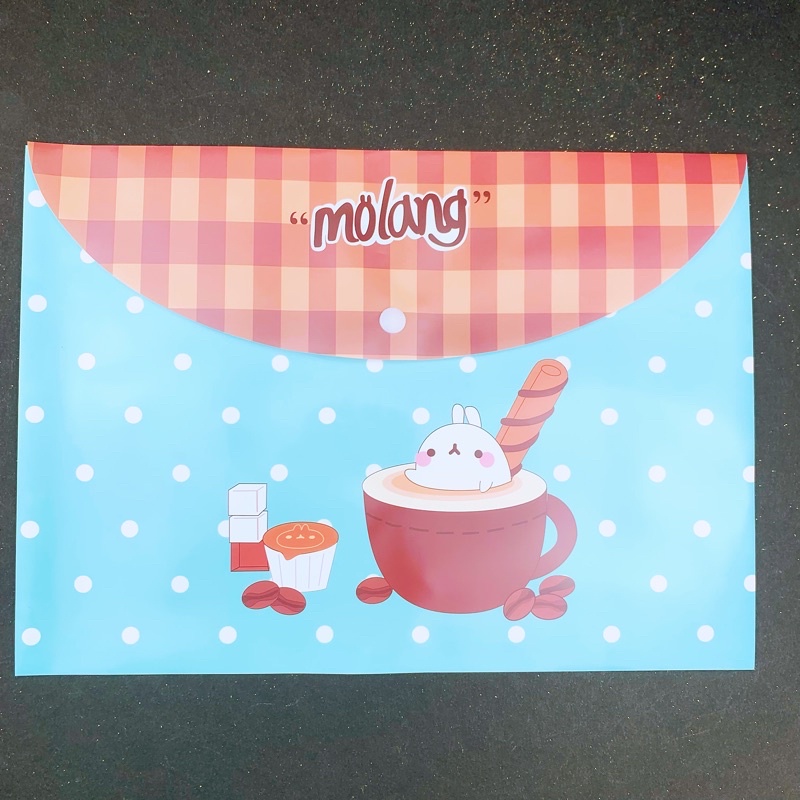 A4 plastic envelope cute cartoon file bag student stationery 1pc ...