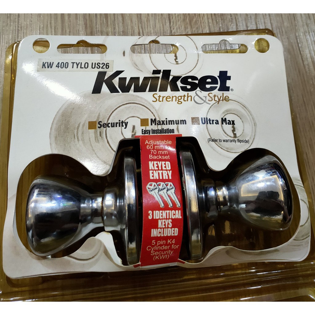 Kwikset Doorlock KW 400 (SALE!! MADE IN USA!! 100 ORIGINAL!!) Shopee