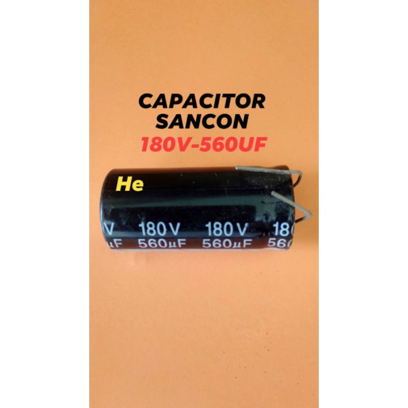 CAPACITOR SANCON MODEL NO. 180V-560UF | Shopee Philippines