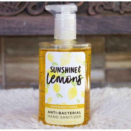 Authentic Bath & Body Works Sunshine & Lemons Hand Sanitizer 225mL