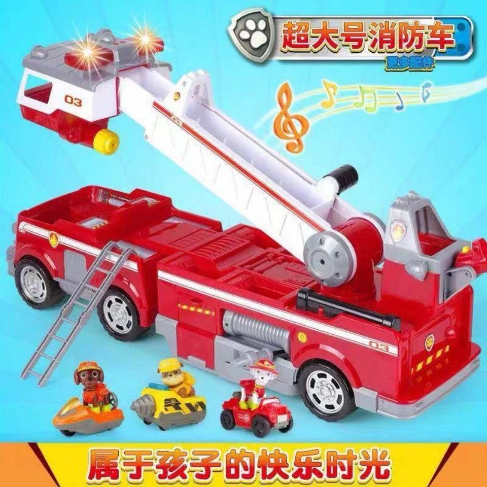 paw-patrol-fire-truck-toy-furry-scooter-wangwang-team-toy-furry-fire