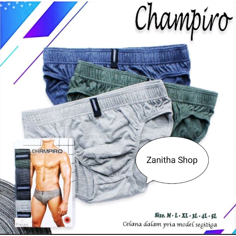 Champiro C0312B BiG size/CD Champiro Jumbo Panties 3Pcs Shopee