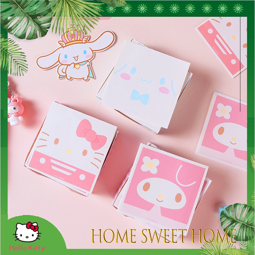 Hello KITTY HELLO KITTY Writing Boxed Notepad Paper Brick Note Message ...