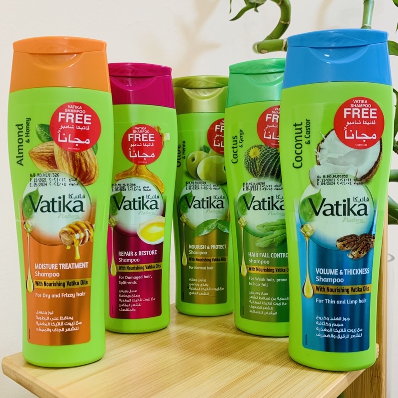 Vatika Naturals Shampoo / Conditioner 400ml Imported from U.A.E