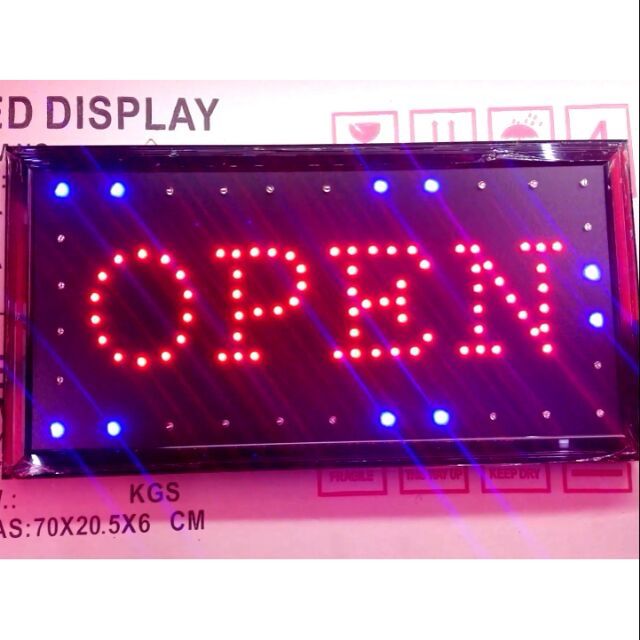 OPEN -LEDSIGN (Small) | Shopee Philippines