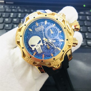 2021 New Fashion Invicta Large Dial Silicon Tape Quartz Men s