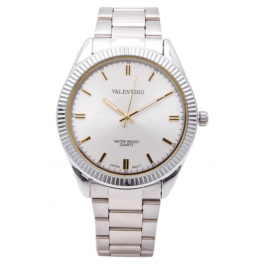 Silver dial silver stainless steel strap watch new arrivals