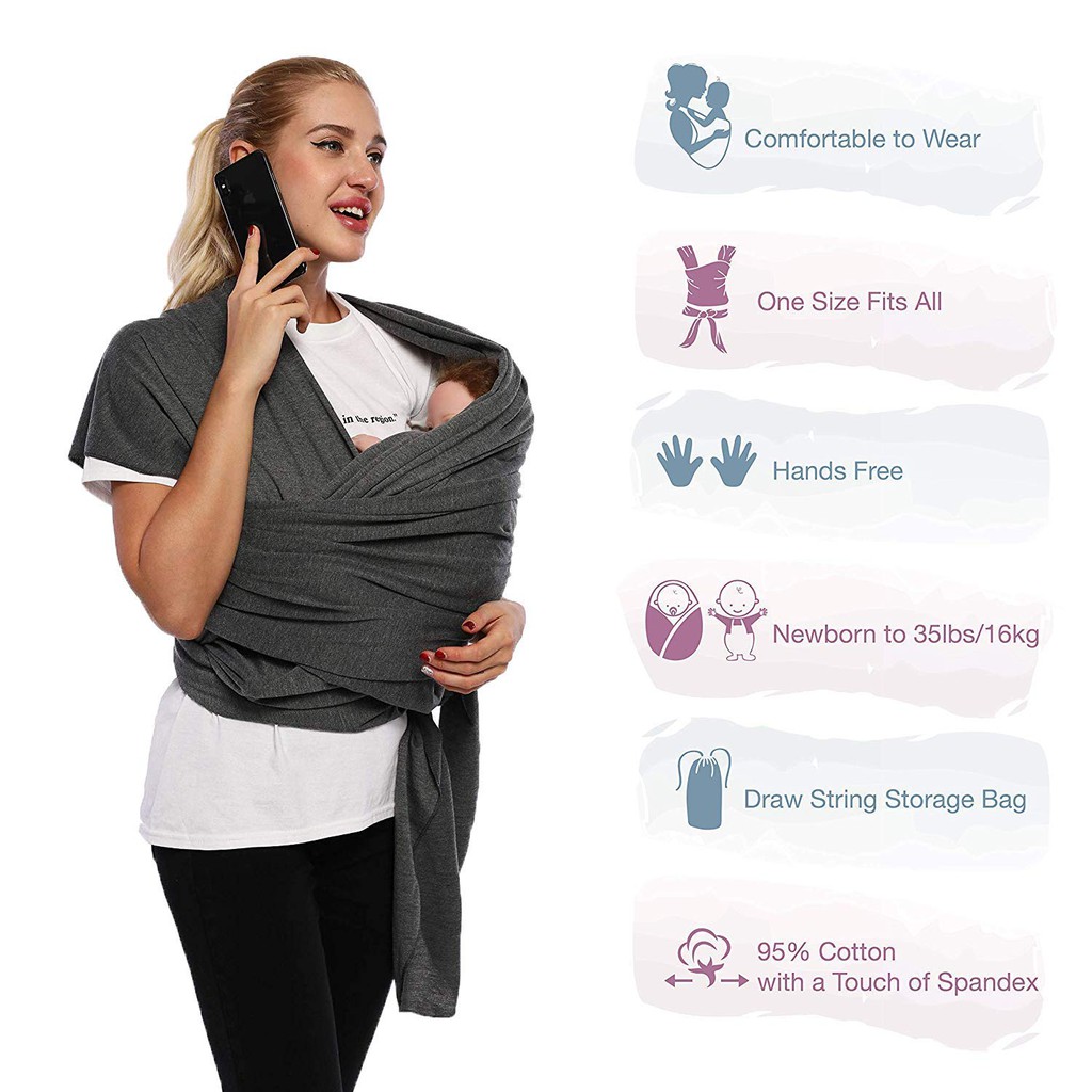 Baby Wrap Cuby Carrier Sling Baby Sling Baby Wrap Carrier Infant Carrier Hands Free Babies