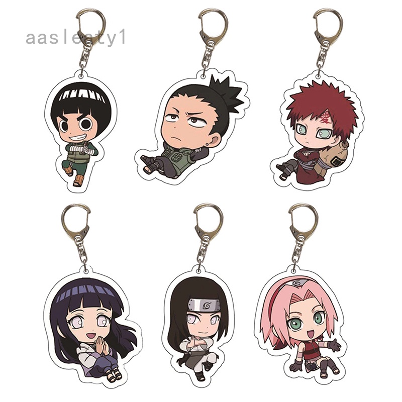 aasleaty Naruto Keychain Sasuke/itachi/Kakashi Double Sided Acrylic Key ...