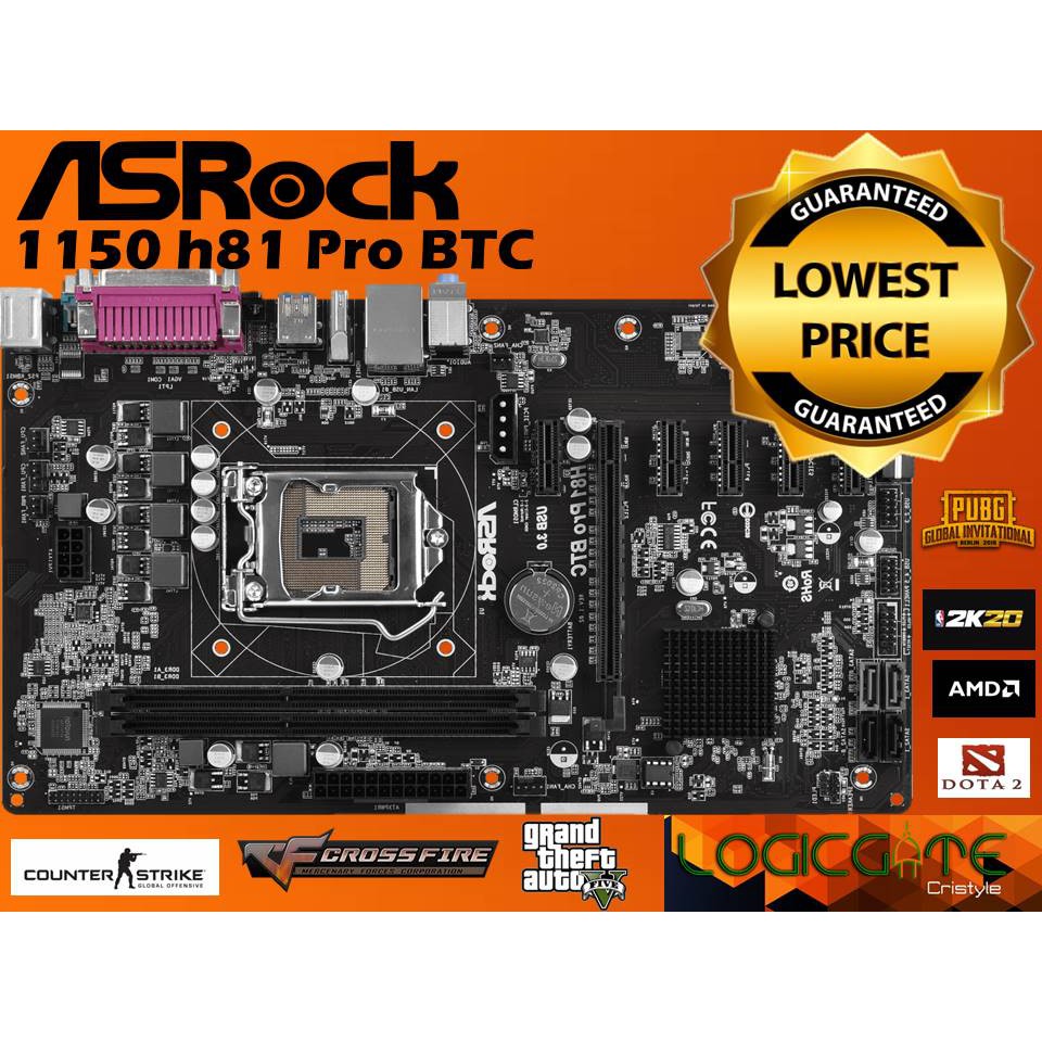 Asrock h81 store pro btc motherboard