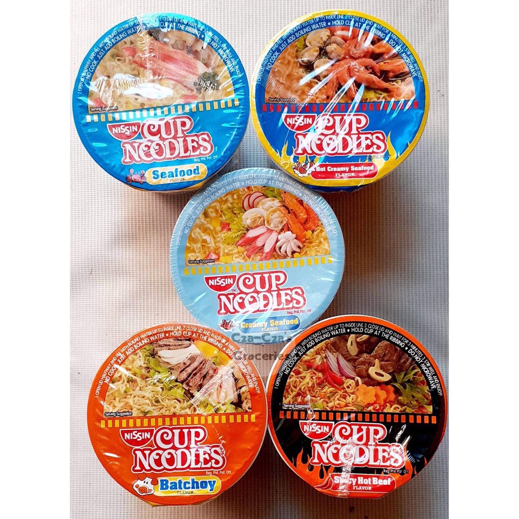Nissin Cup Noodles Mini Spicy Seafood (12 x 40g) – TinderoBoy