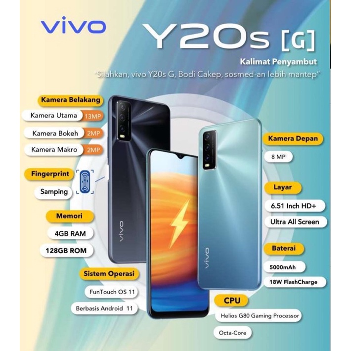 vivo y20sg camera