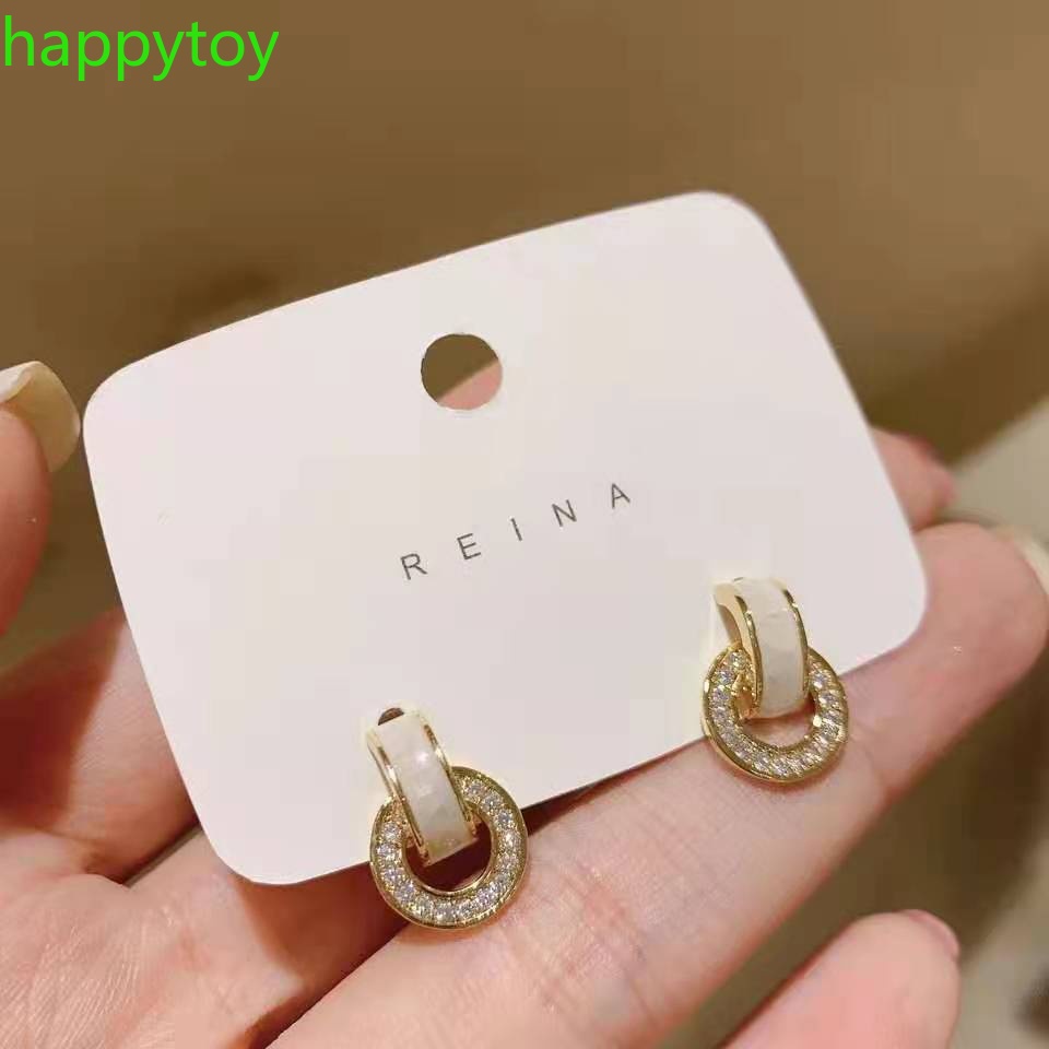 Bee Flower Temperament 925 Silver Pearl Earrings