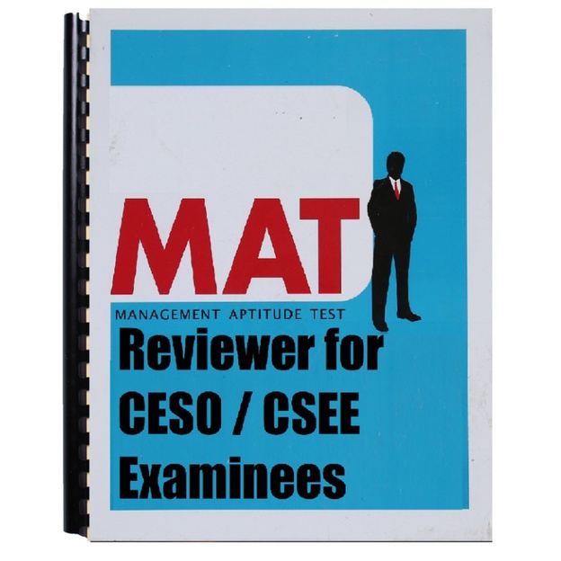 MATB and CESWE Exam Reviewer for CESO Candidates Shopee Philippines