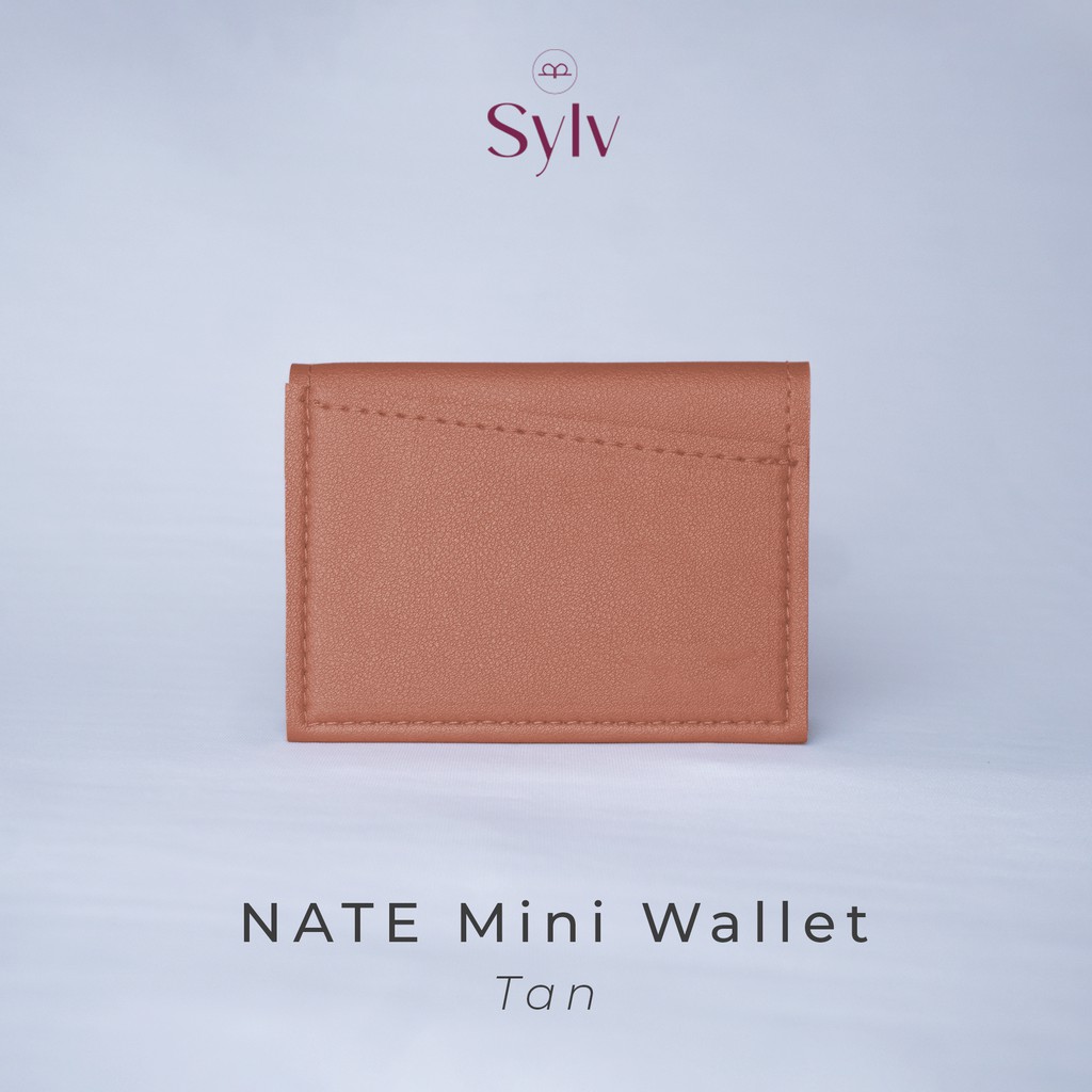 Sylv Leather Mini Wallet - Personalized with FREE Name Stamp! | Shopee ...