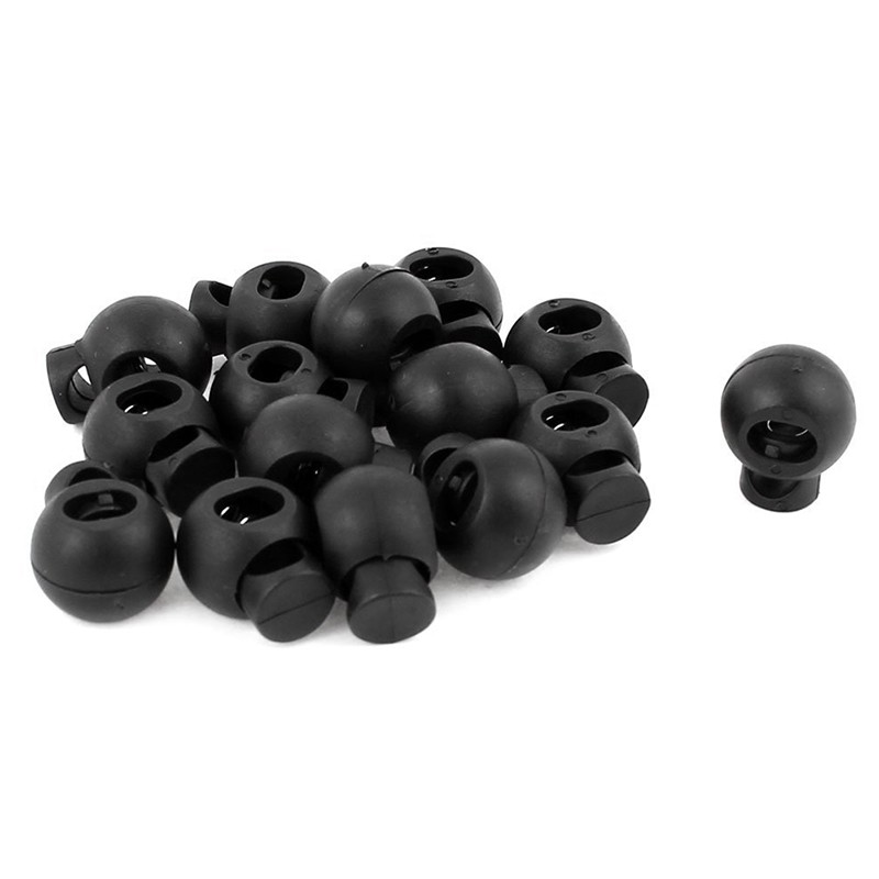 Adjustable Round Toggle Spring Loaded Rope Lanyard Cord Locks 15 Pcs ...