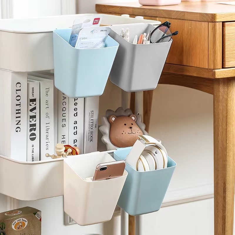 Iconic Hanging Cup Holder Trolley Storage Basket Utility Cart Hanging ...