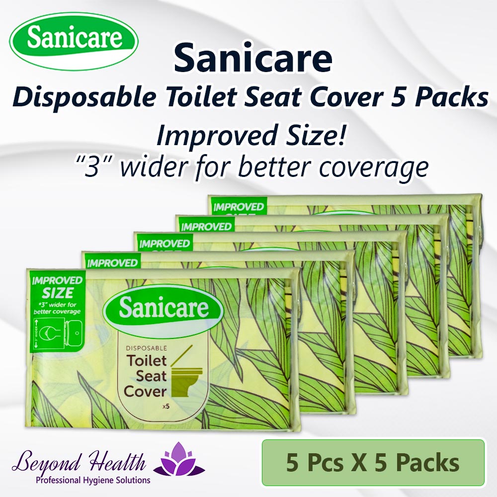 Sanicare Disposable Toilet Seat Cover 5packs (Free Gift) Shopee Philippines