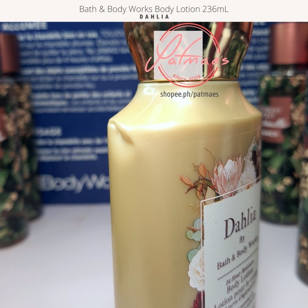 ♦Bath and Body Works Body Lotion Dahlia 236mL Shopee Philippines