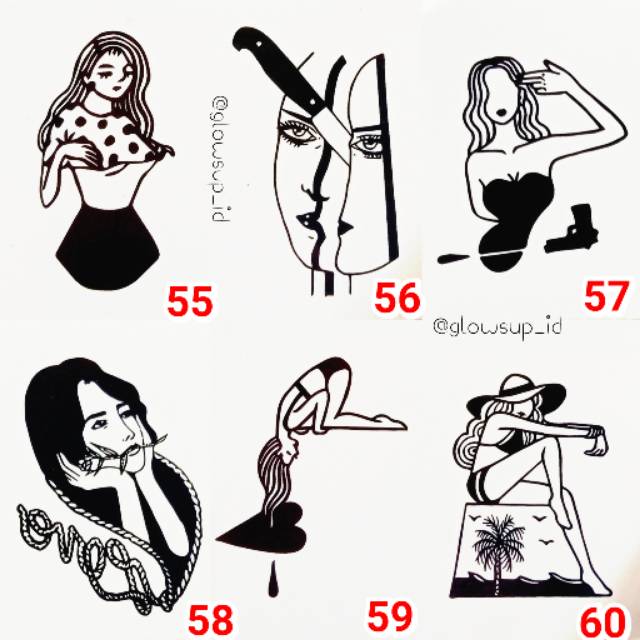 (Cod) D5572 Temporary Tattoos Temporary Tattoos Cheap Medan Motifs