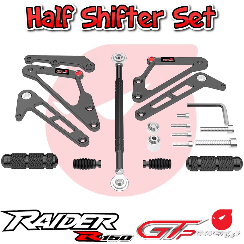 GT Power Half Shifter Set Exclusive For Raider150 Made in Thailand ...