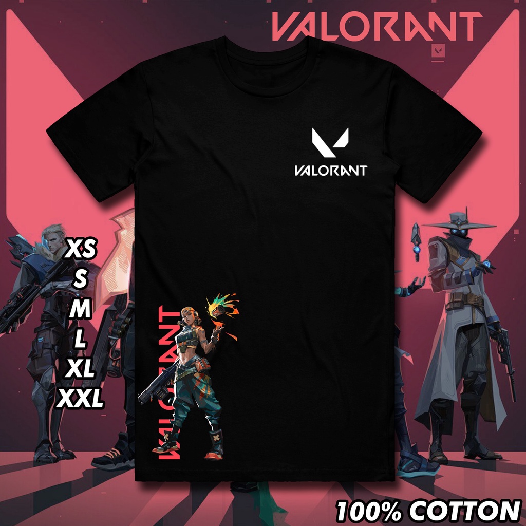 VALORANT Agent RAZE New Trend Premium Cotton Gaming Shirt (V20 ...