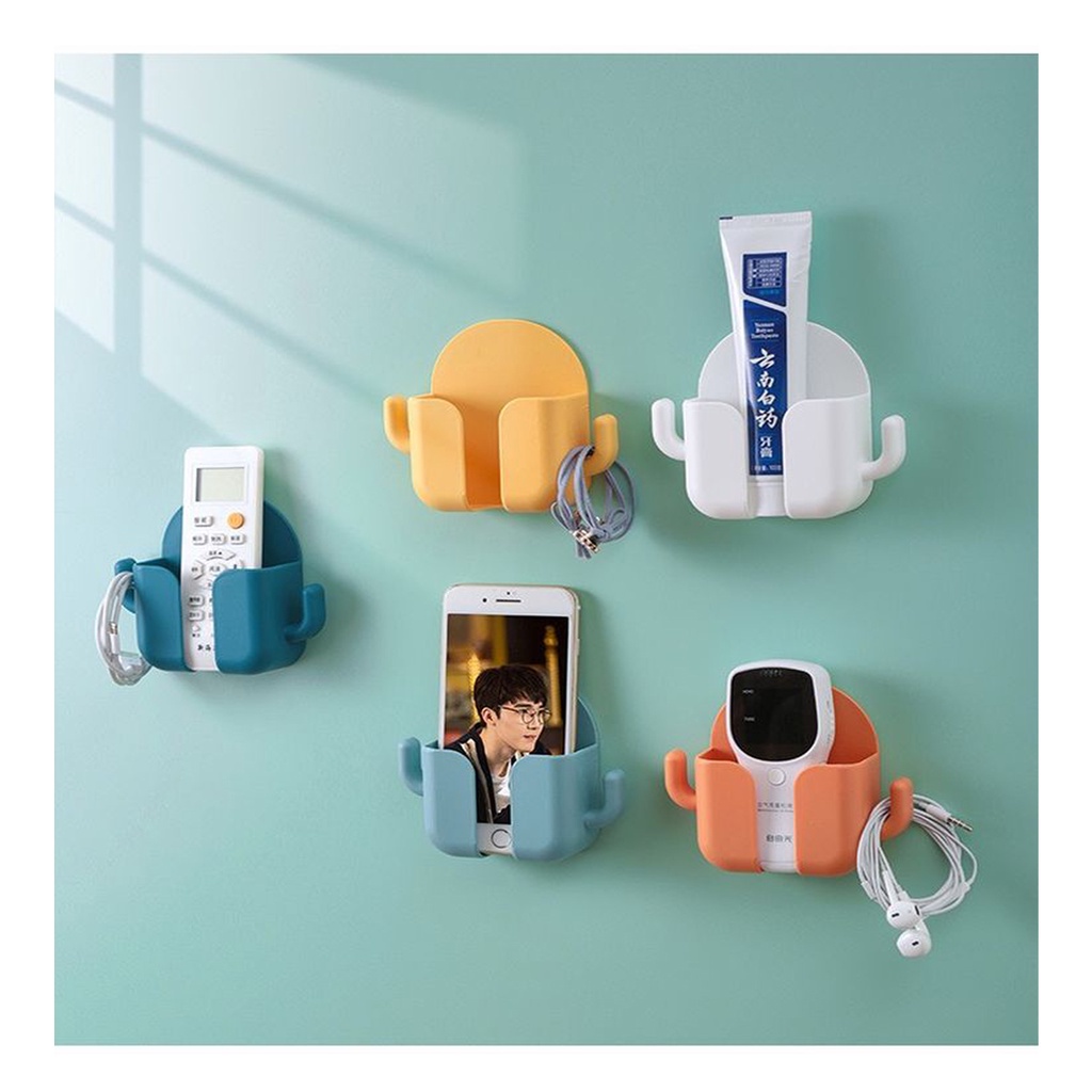 Wall Mounted Multifunction Remote Control Mobile Phone Plug Charging