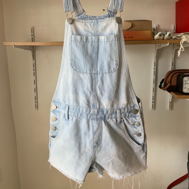 Denim jumper shop shorts cotton on