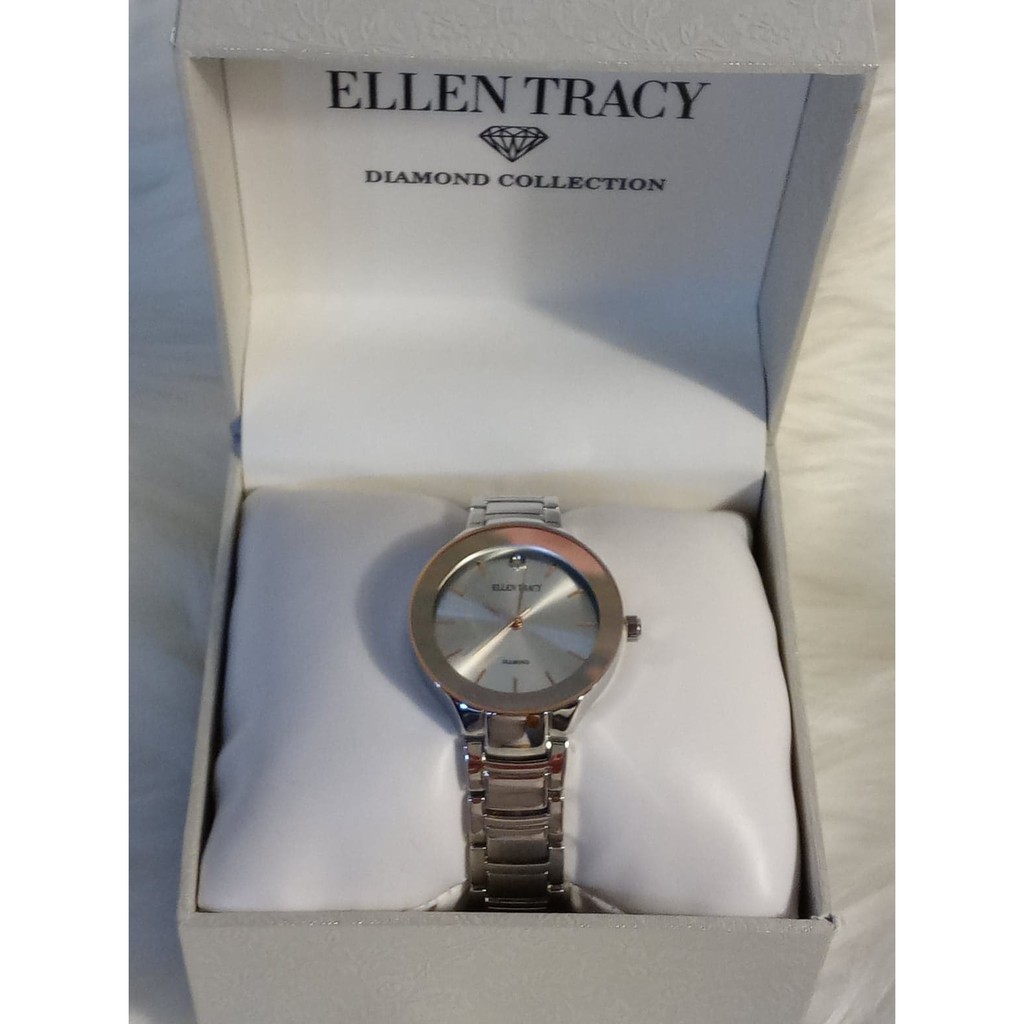 Ellen tracy cheap diamond watch