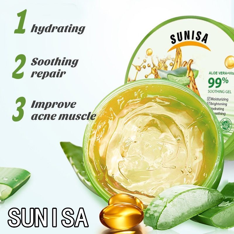 Original Sunisa Aloe Vera Soothing Gel With Vitamin E 99aloe Vera Gel Moisturizer Gel For Face 2022