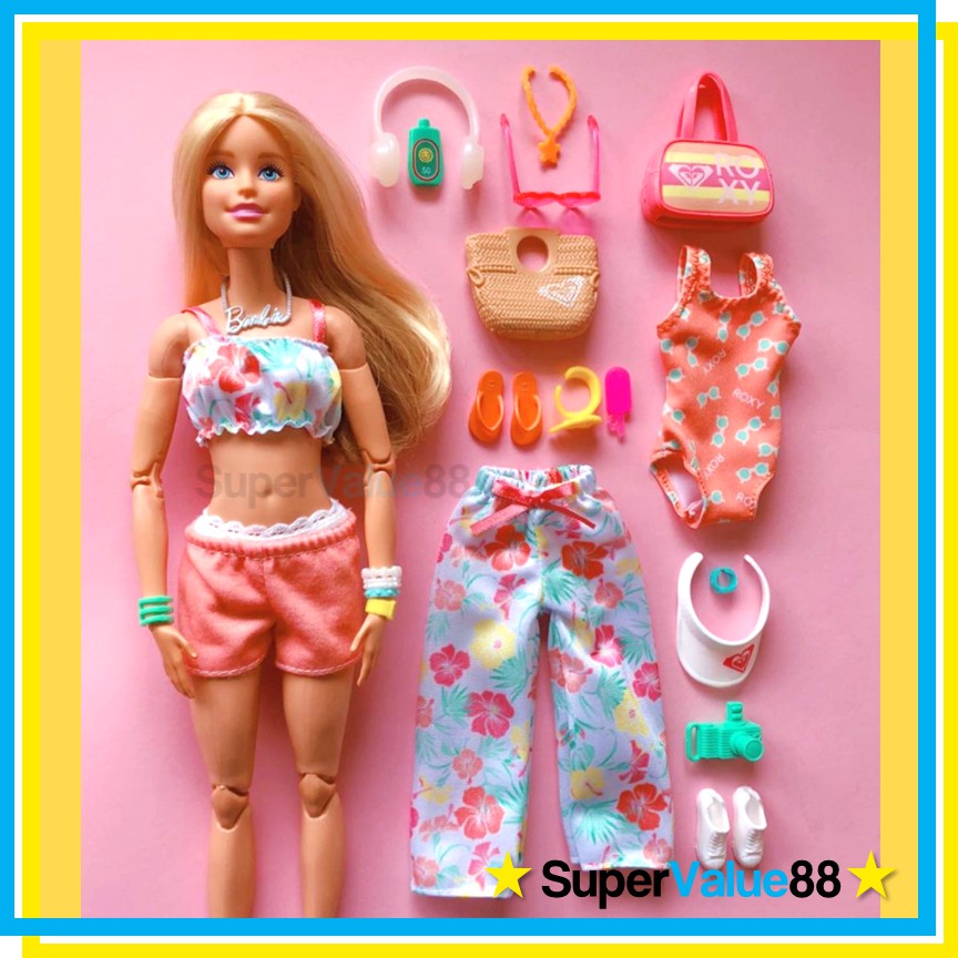NEW 2021 Original Barbie Roxy Fashion Packs Clothes Outfits and Accessories for Dolls