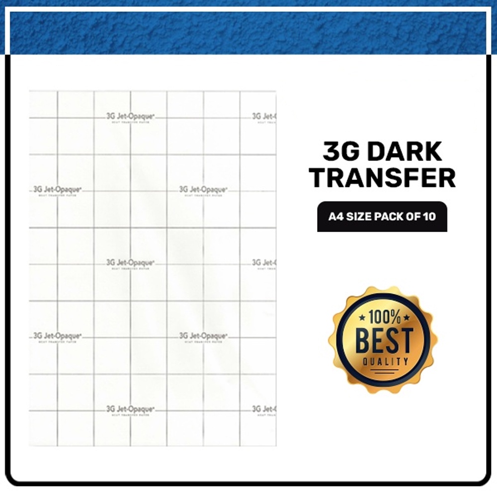 3G Dark Transfer Paper A4 Pack Of 10 | Shopee Philippines