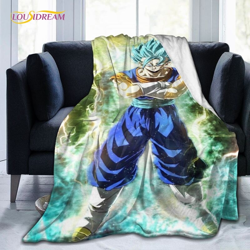 Anime DragonBallZ Blanket Flannel Blanket Super Soft Dragon Fleece
