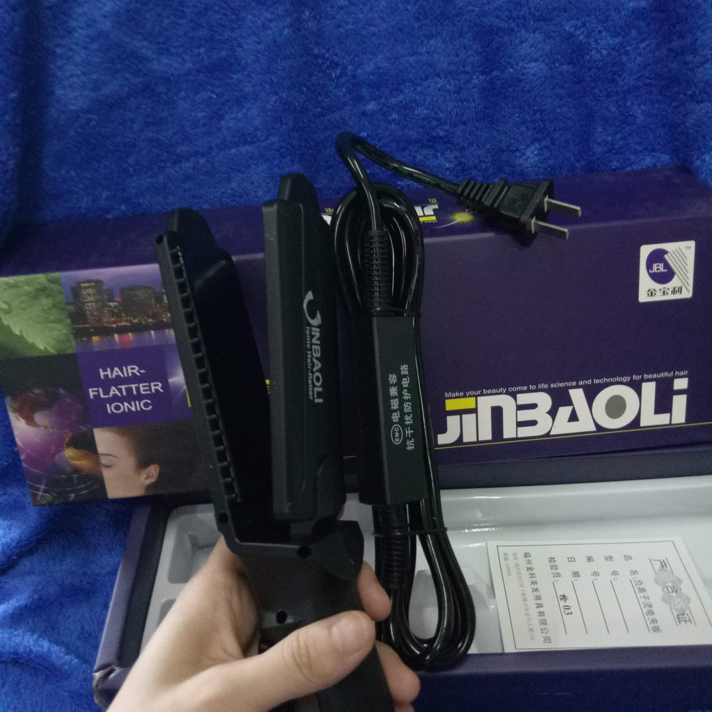 Jinbaoli Hair Flatter Ionic Heavy Duty Hair Iron Hair Strightener Shopee Philippines