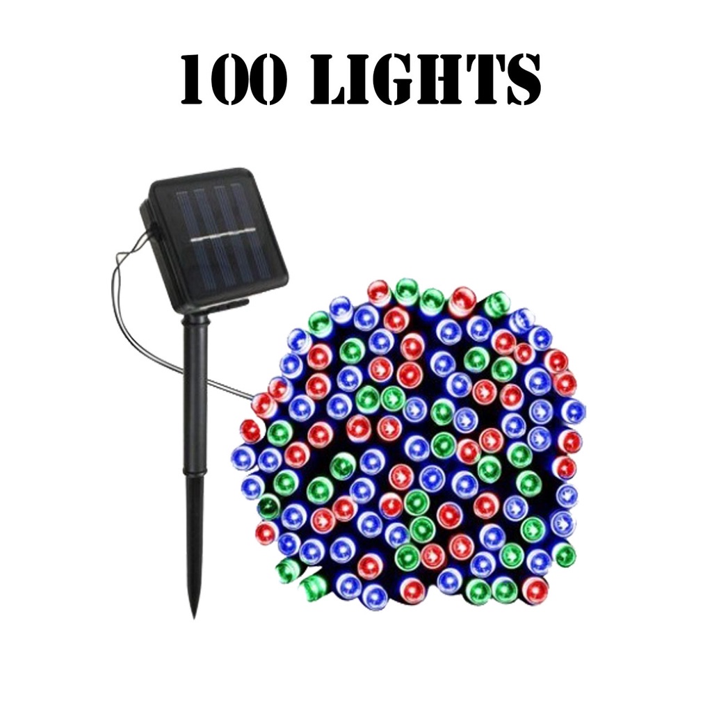 Fjql.ph 10M Solar 100L Led String Fairy Light Party Outdoor Christmas