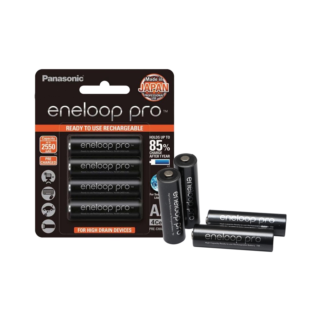 Panasonic Eneloop Pro Rechargeable Battery Aa 2550mah Shopee