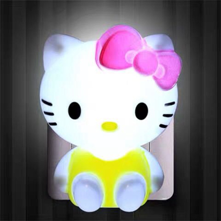 LUCKIN MALL Hello Kitty LED Energy Saving Night Light AC220V Cartoon ...