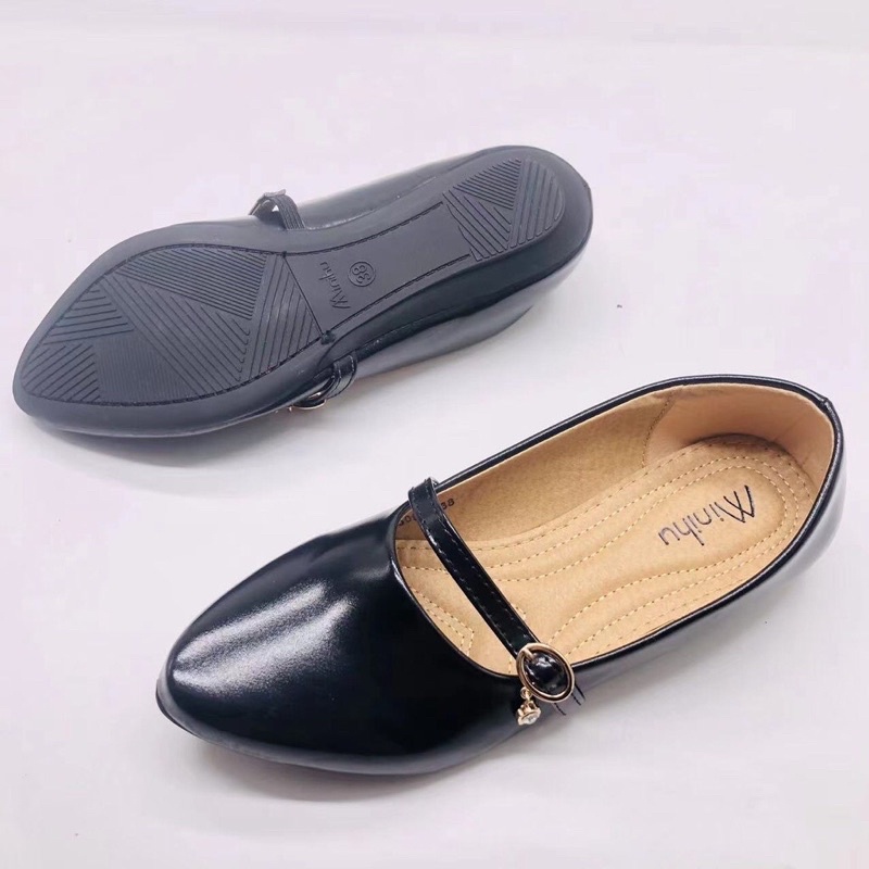 L509-7 ladies flat school shoes on | Shopee Philippines